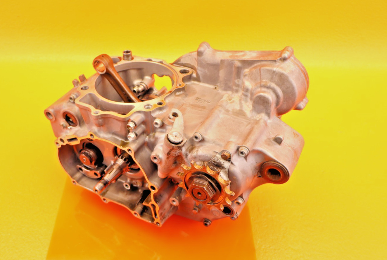 10-13 Yamaha YZ450F Complete Engine Bottom End Crankcase Transmission Assembly