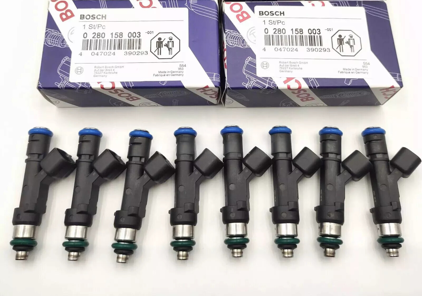 8PCS New  Bosch Upgraded Fuel Injectors 0280158003 For FORD F-150 5.4L