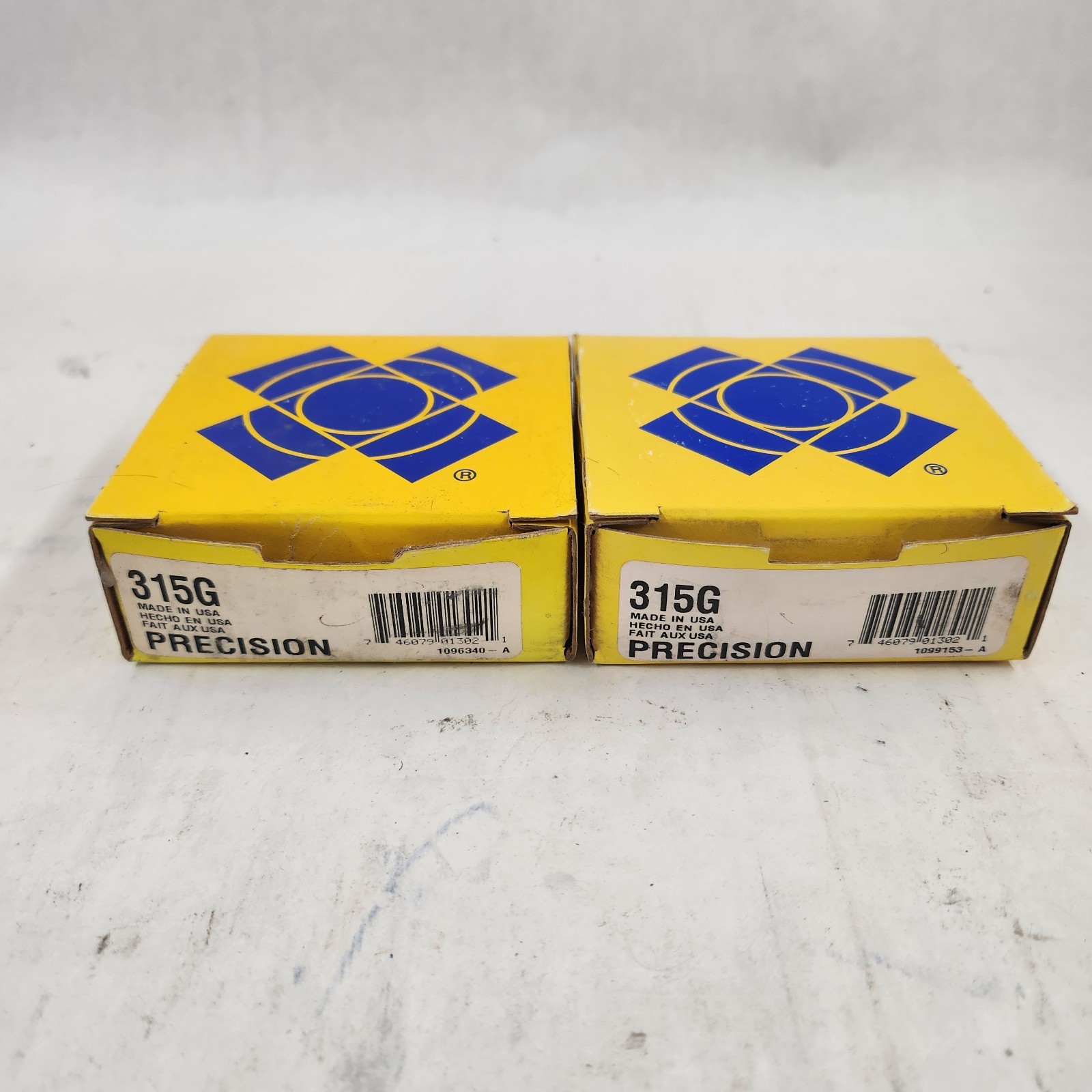 2 Precision 315G Universal Joint U-Joint Greaseable Detroit 7260 NOS Pair