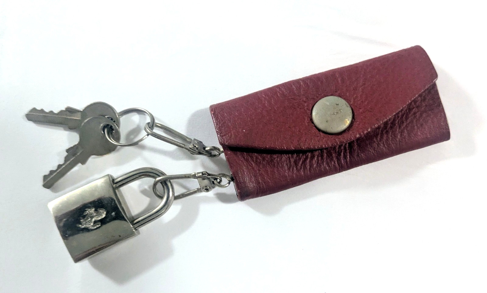 Ferrari Schedoni Leather Key Pouch Wallet Lock Set For Ferrari Luggage