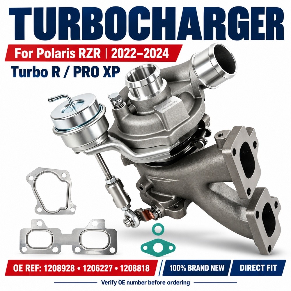 For Turbocharger Polaris 2022-24 1208928 1206227 1208118 RZR PRO XP ASM-TURBO-R