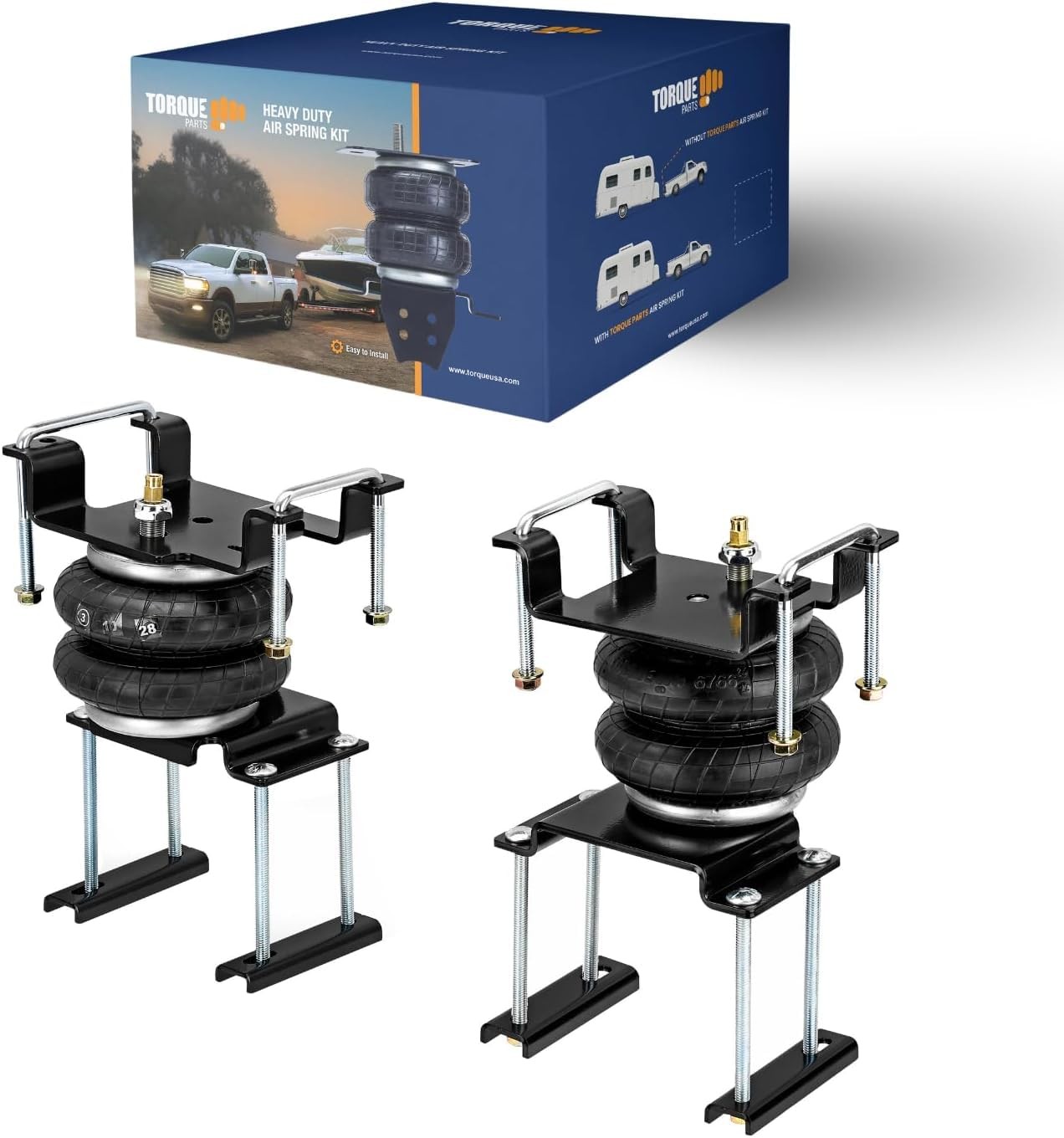 7,500 lbs Air bag Suspension Kit for  2005-2020 Nissan Frontier 2WD 4WD