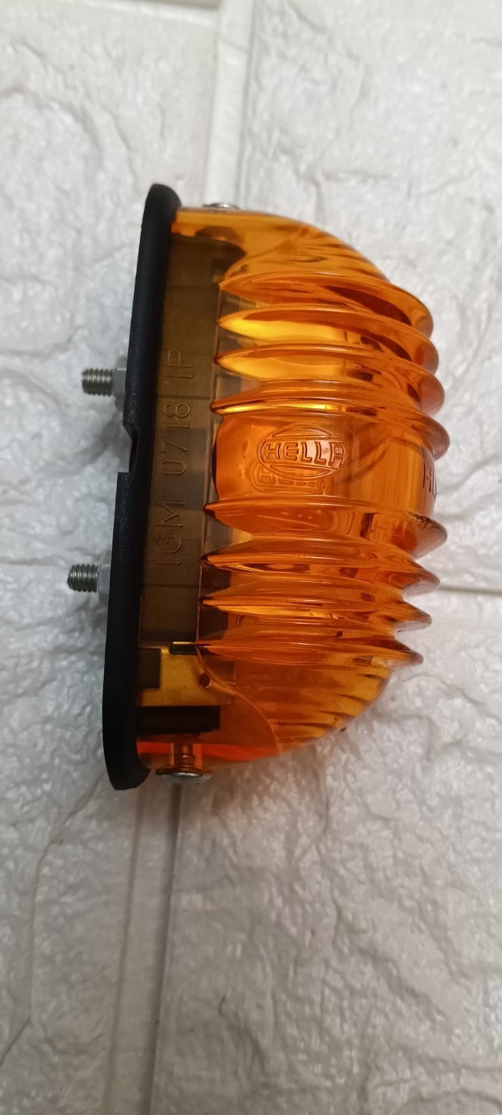 1 PORSCHE 906 HELLA K12642 2254 TURN SIGNAL AMBER INDICATOR LIGHT LAMP NOS