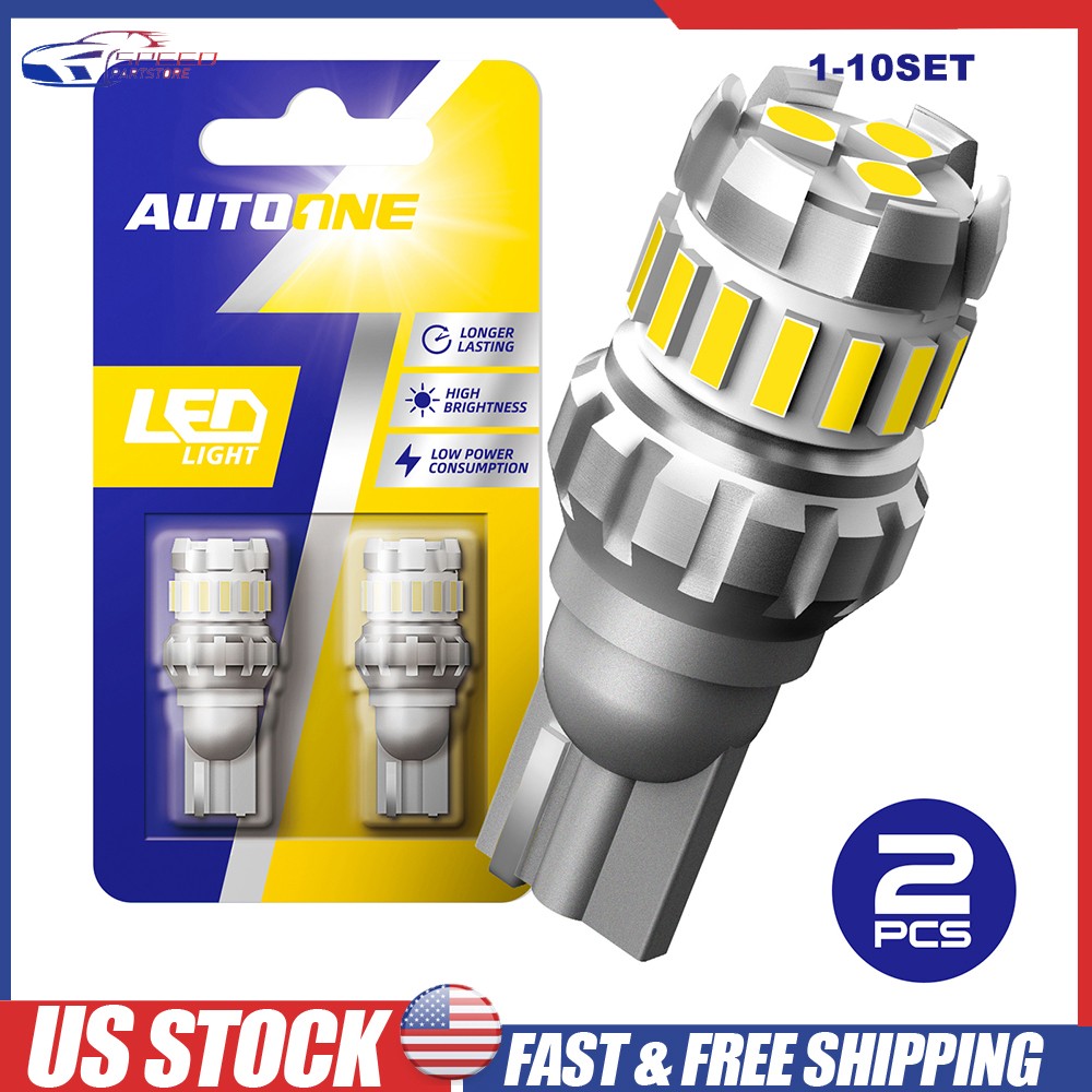 T15 921 Strobe Super Bright White LED Bulb Back up Reverse Light for Honda 2-20X