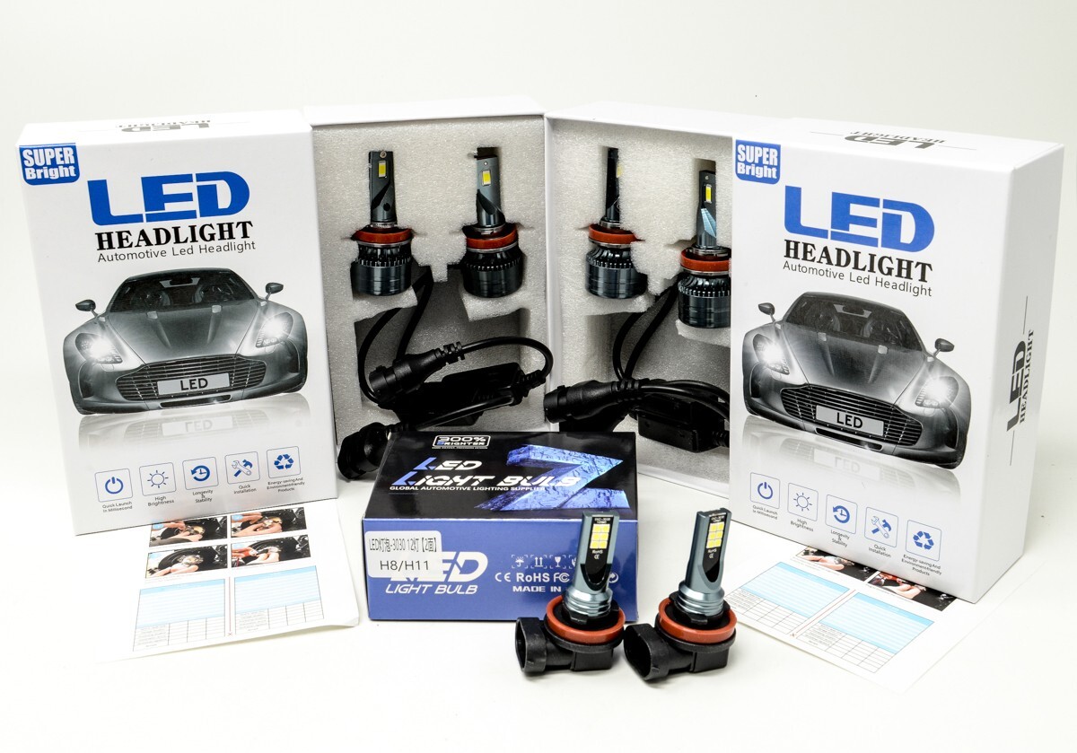 HUOKEDS for Toyota Tacoma RE32&nbsp;2016-2023 LED Headlights Fog Lights