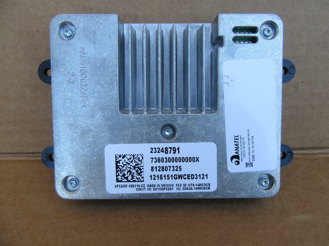 OEM 2015-17 GM Buick Cadillac WIreless Phone Charger Module 23248791