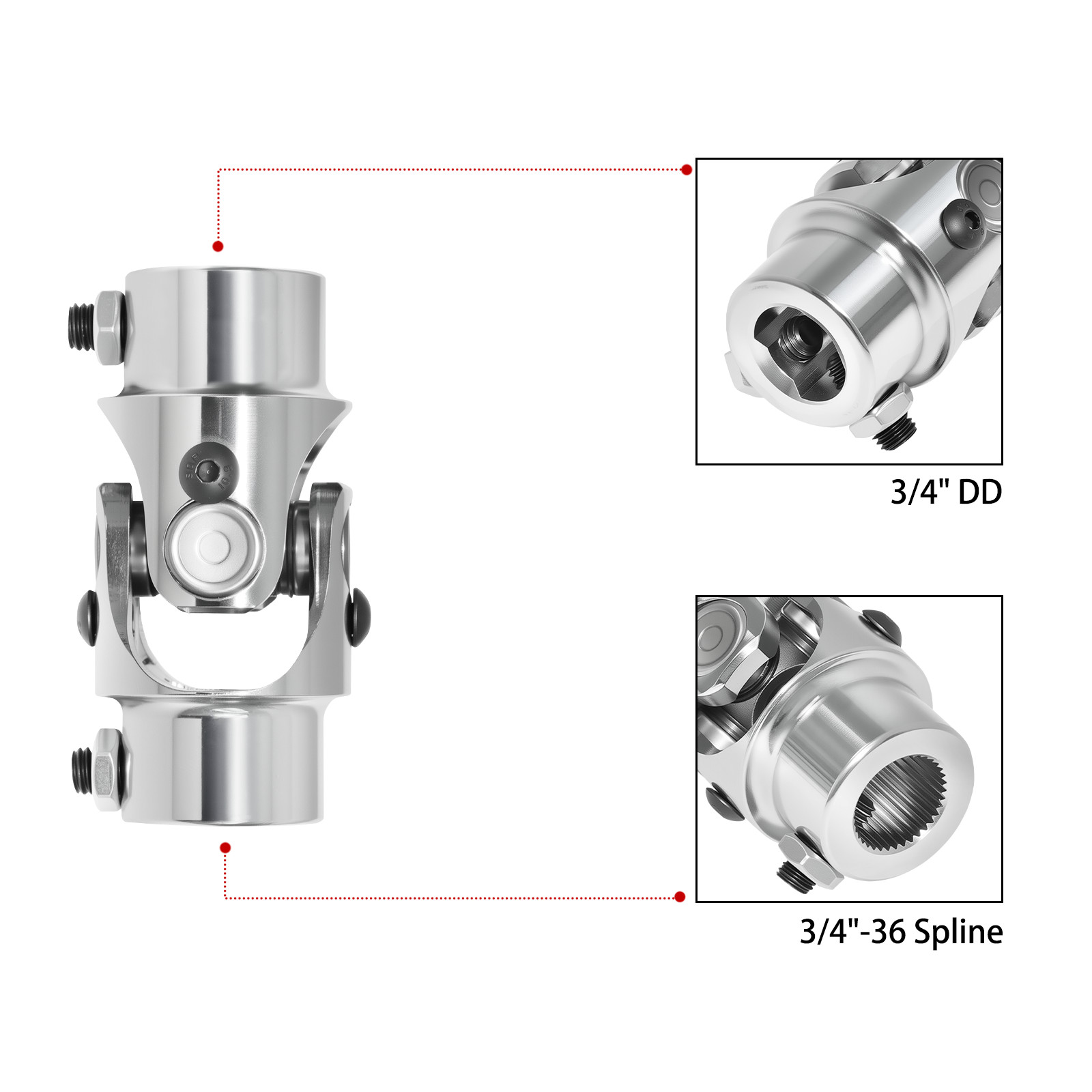 3/4 36 Spline x 3/4