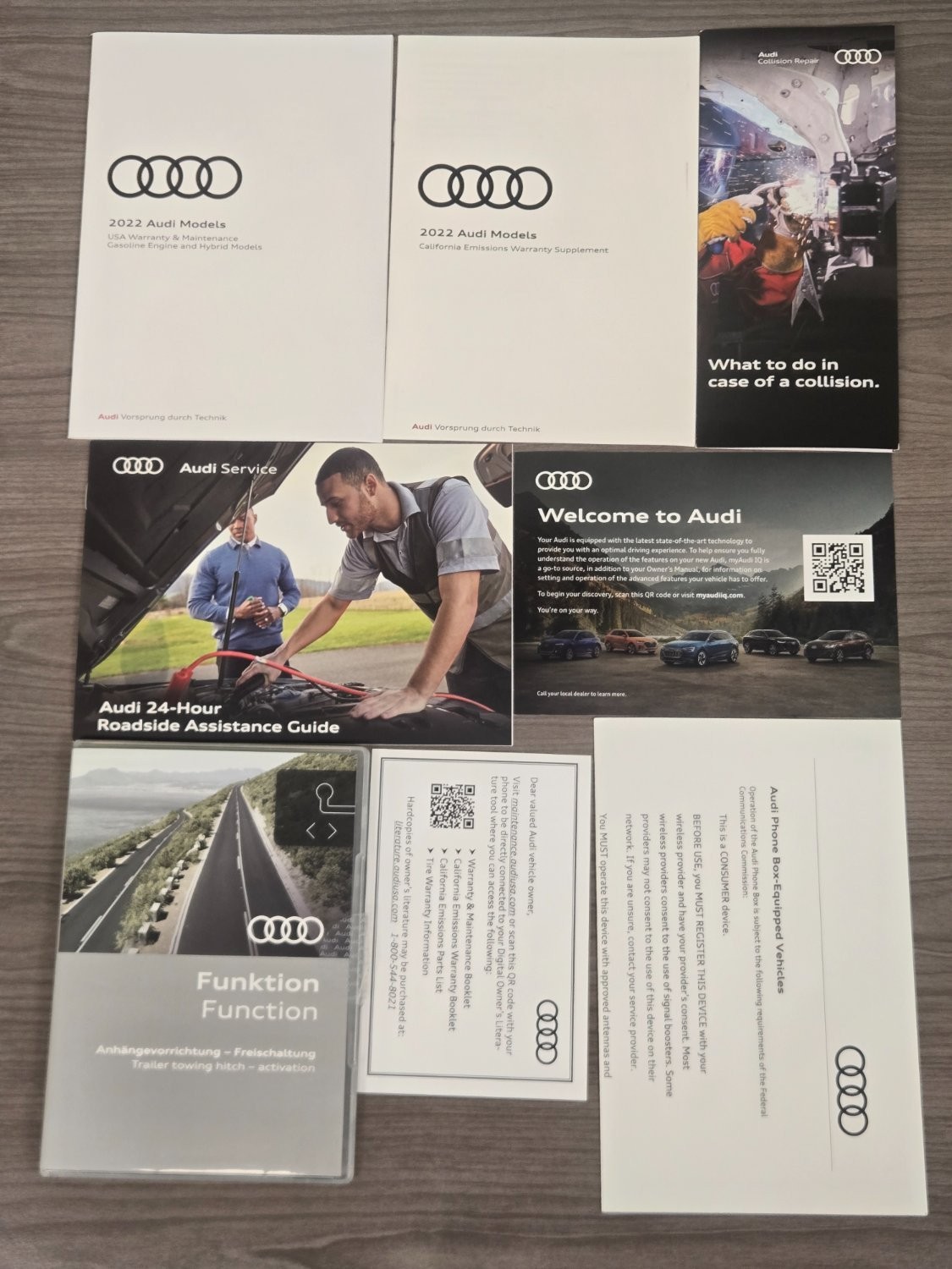 2022 Audi Q5 Owner Manual Literature Packet OEM 4M0055830E AUDIKITQ522 White