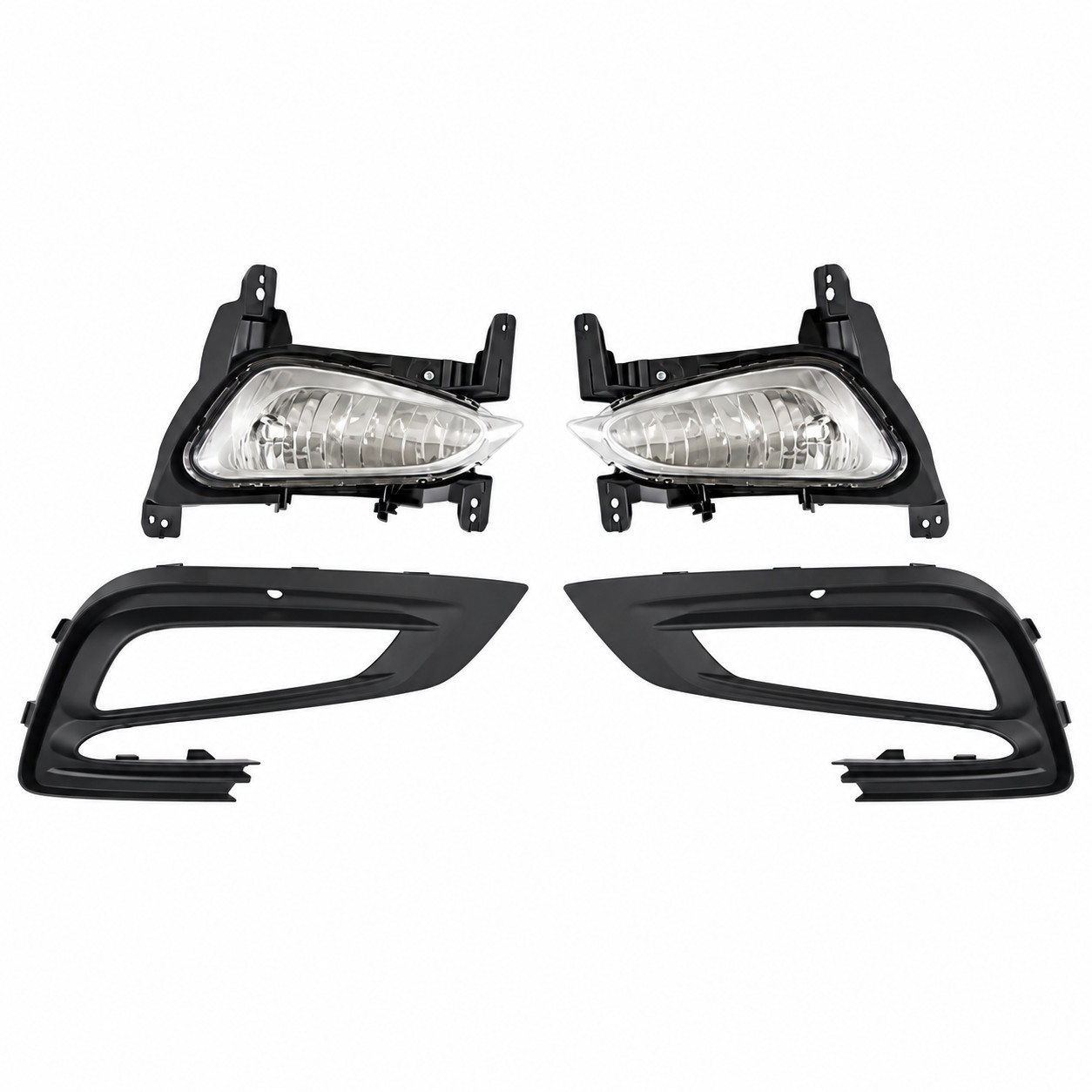 Halogen Fog Lights For 2017-2022 Buick Encore Left Right Pair w/ Fog Lamp Covers Halogen Fog Lights For 2017-2022 Buick Encore Left Right Pair w/ Fog Lamp Covers