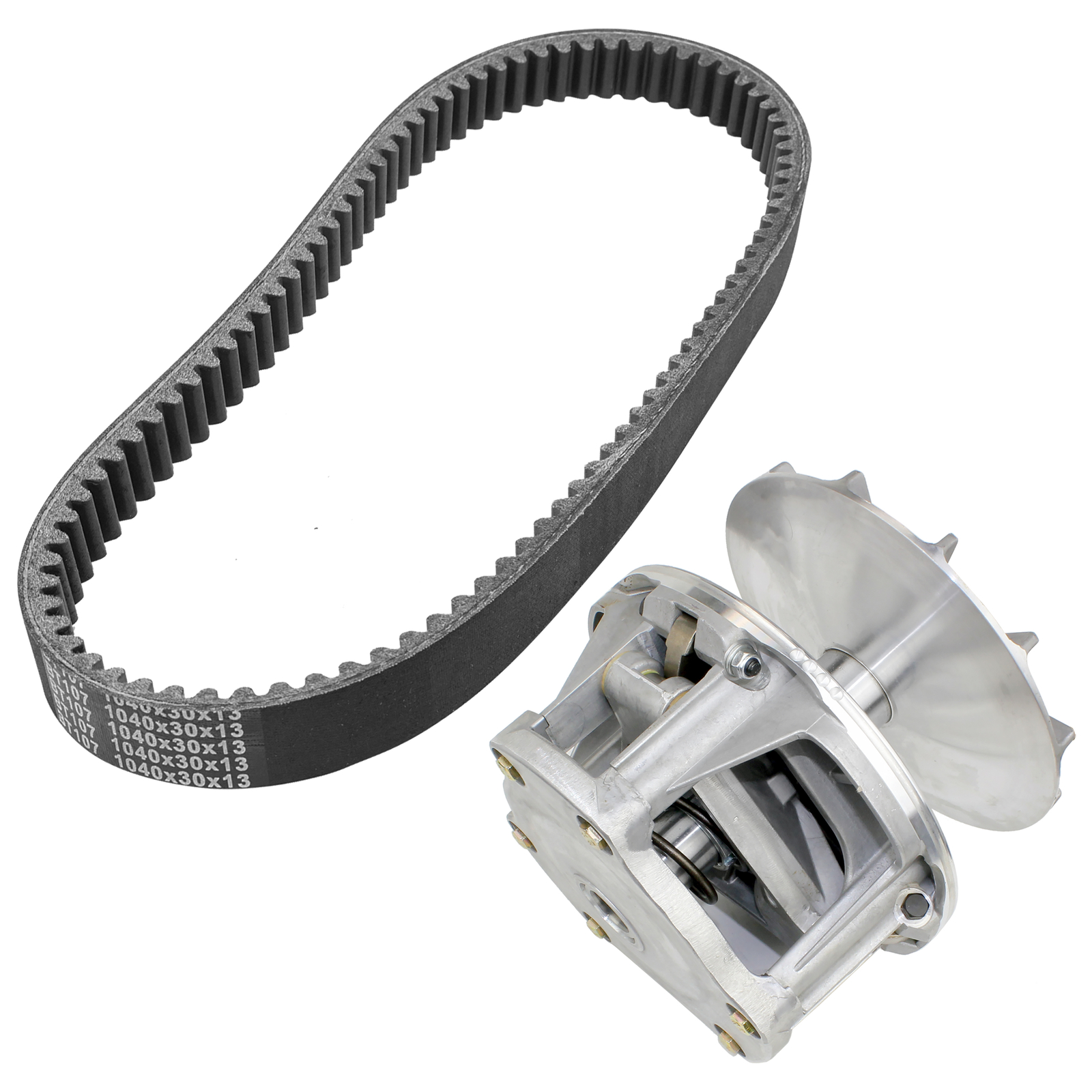 Complete Primary Drive Clutch W/ Belt for Polaris 250 250R Trail Boss 1985-1999