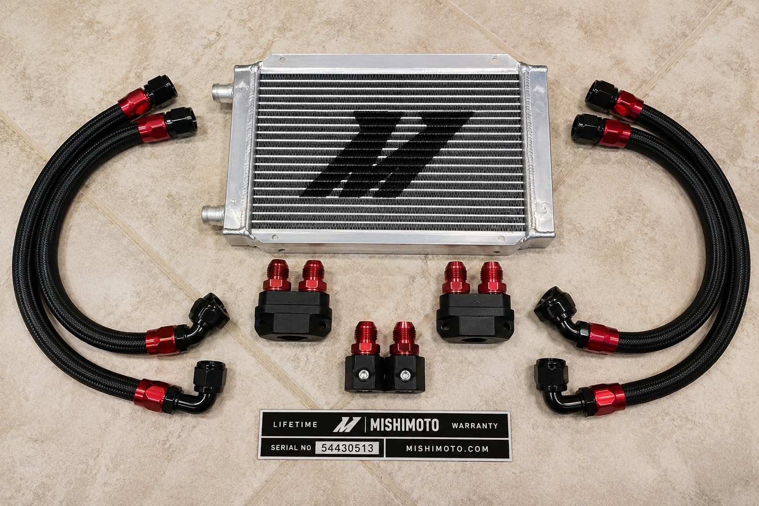 Mishimoto Transmission Oil Cooler Kit 2004-2008 Mazda RX-8 NEW Braided Lines