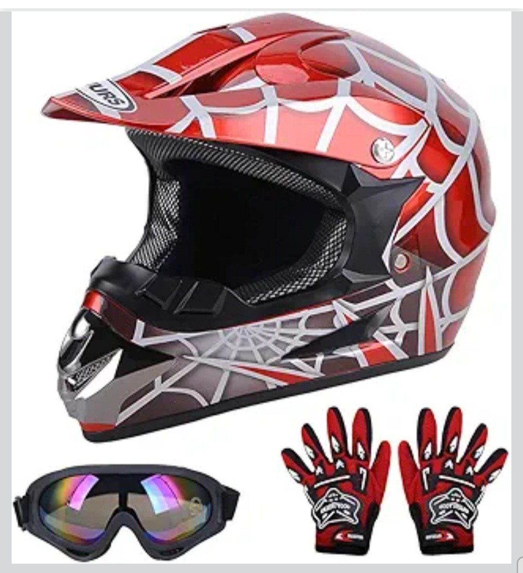 OUMURS Youth Dirt Bike Helmet DOT Certified for Boys & Girls Ages 5-14, Four... OUMURS Youth Dirt Bike Helmet DOT Certified for Boys & Girls Ages 5-14, Four...