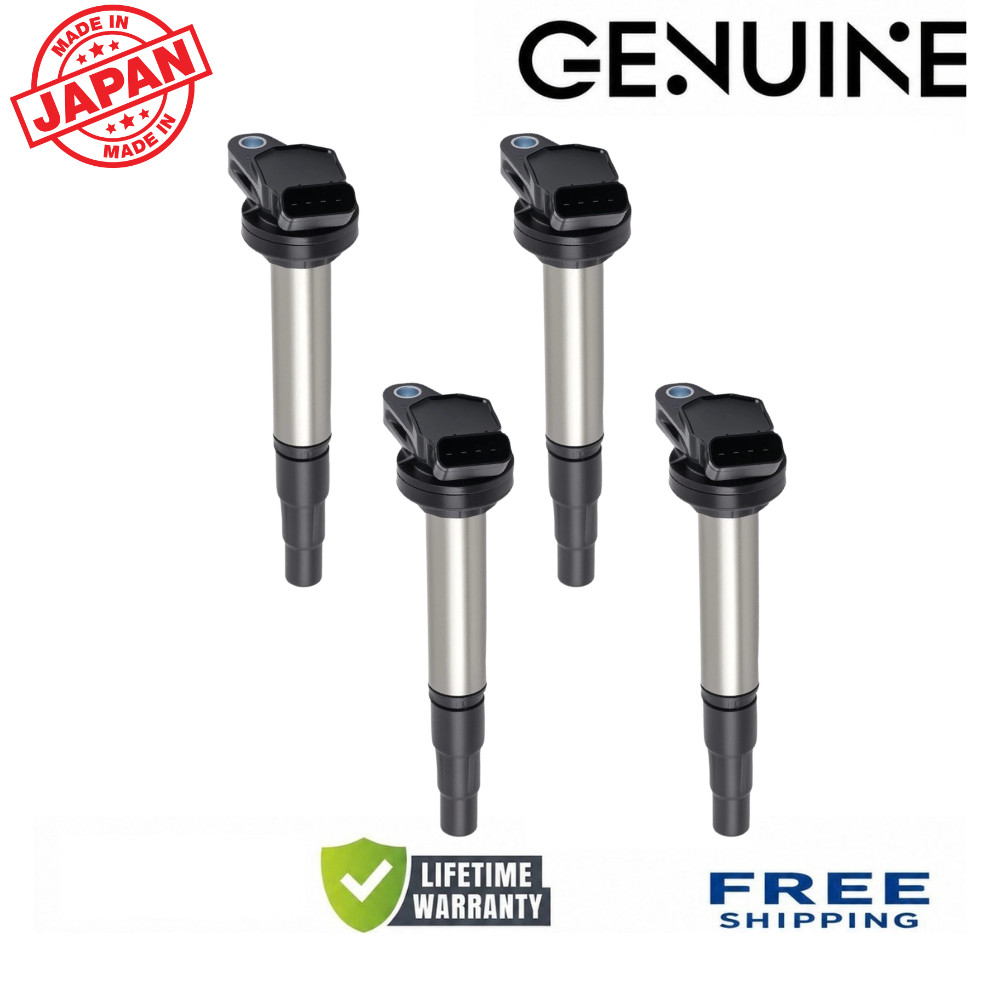 OEM NEW DENSO x4 Ignition Coil 2009-2011 Toyota Corolla, Prius, Scion xD 1.8L I4