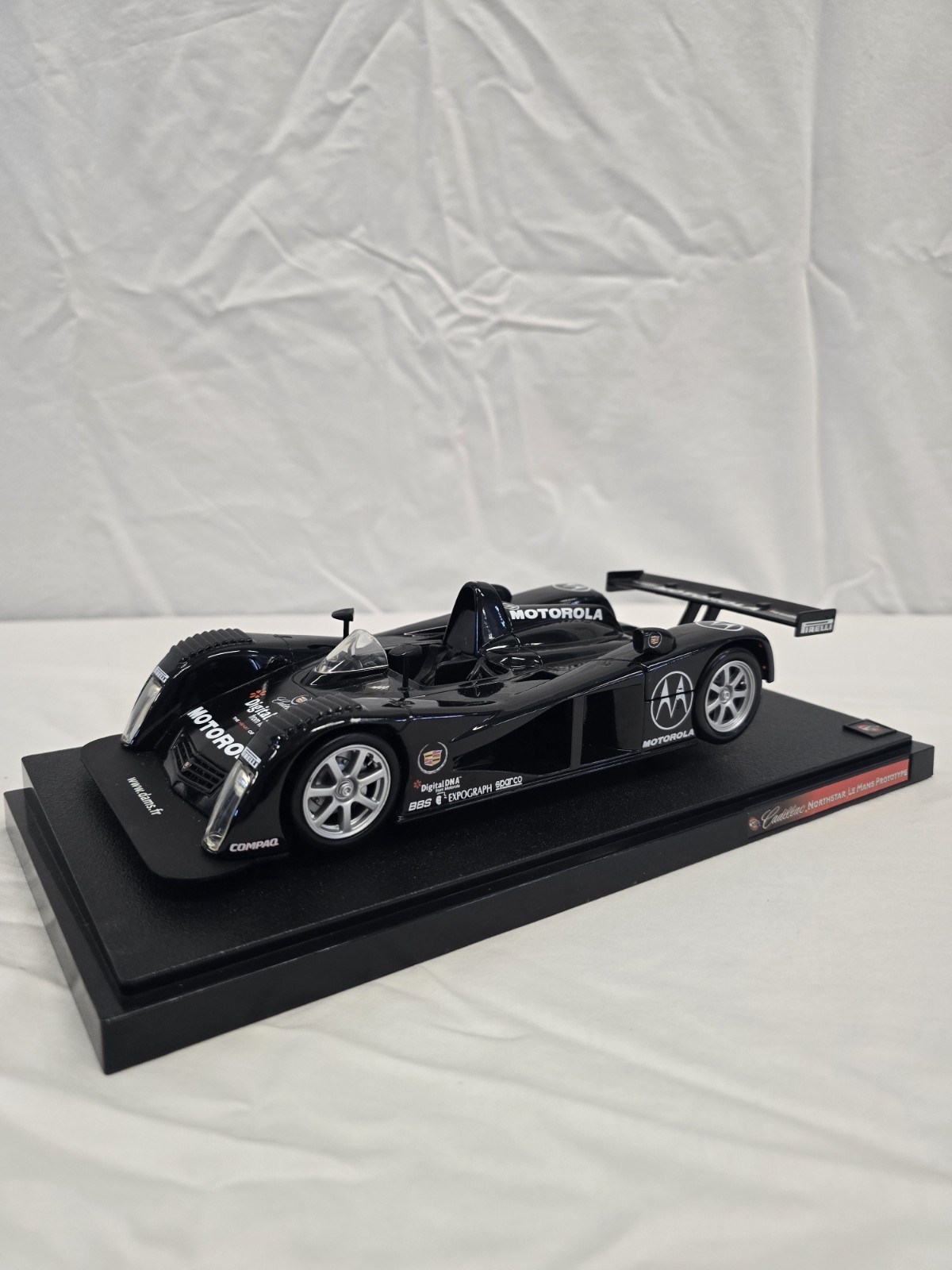 1:18 scale diecast model of the Cadillac LMP race car, specifically the 2000...