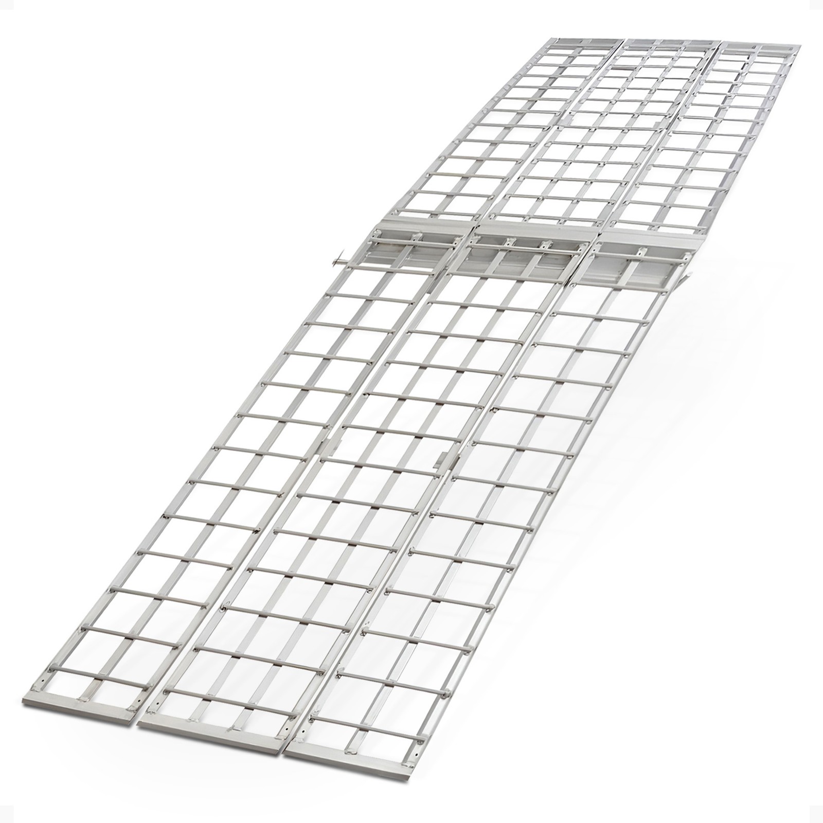 Black Widow 10’ Aluminum Folding Motorcycle Ramp, Arched 3pc Design (Open Box)