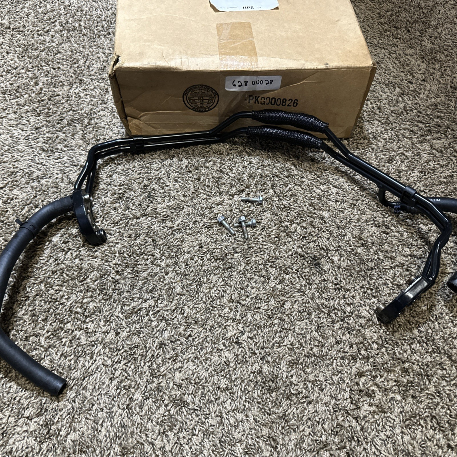 Harley 17 -23 Touring & Softail M8 Oil Coolant Line Assembly 62800028 / 26900259