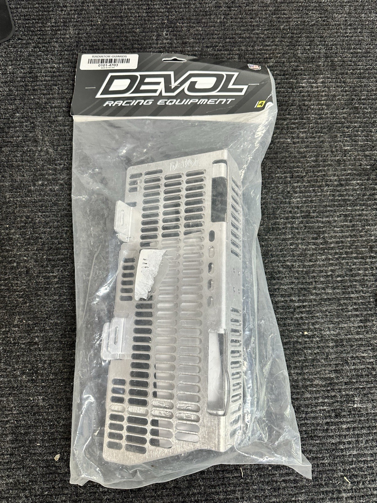 DeVol 0101-4703 Radiator Guards Suzuki RM-Z450 RMZ450 2005-2007 Aluminum NEW