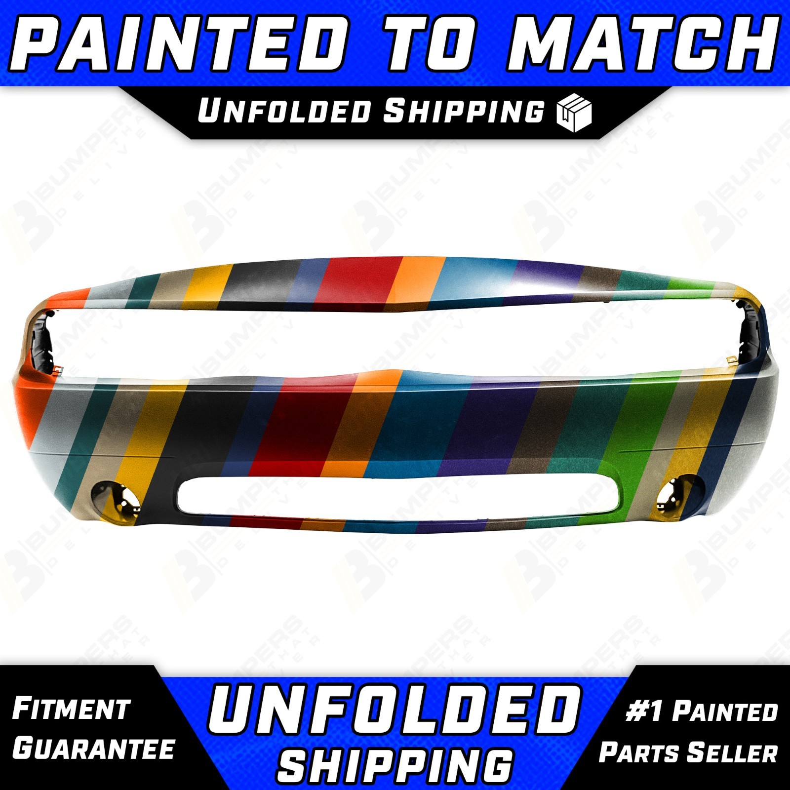 NEW Painted To Match Front Bumper Replacement for 2011-2014 Dodge Challenger