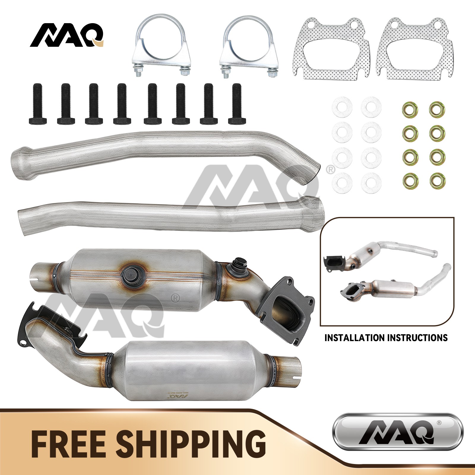 For 13-21 Jeep Grand Cherokee Dodge Durango 3.6L Catalytic