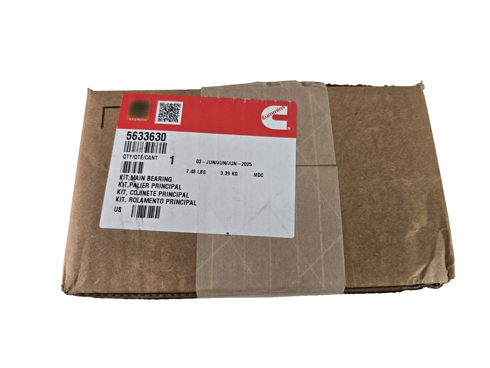 Genuine Cummins 5633630 Main Bearing Kit STD 5579141 X15 2021-2025