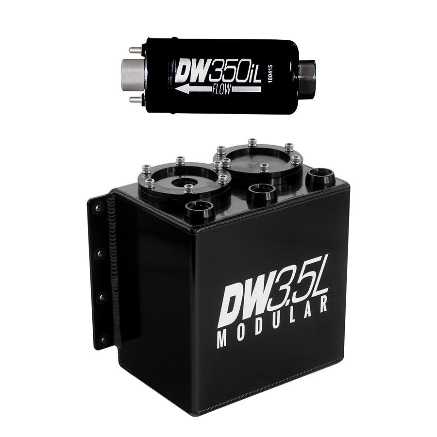 DeatschWerks for 3.5L Modular Surge Tank (Incl. 1 DW350iL In-Line Fuel Pump)