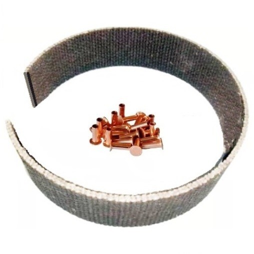 Hand Brake Lining w/Rivets for 1941-1950 DeSoto & Chrysler with UnderDrive Trans