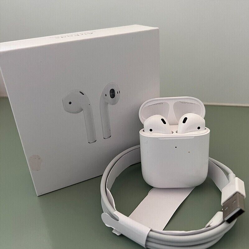 Apple AirPods 2nd Generation With Earphone Earbuds Wireless Charging Box US SHIP