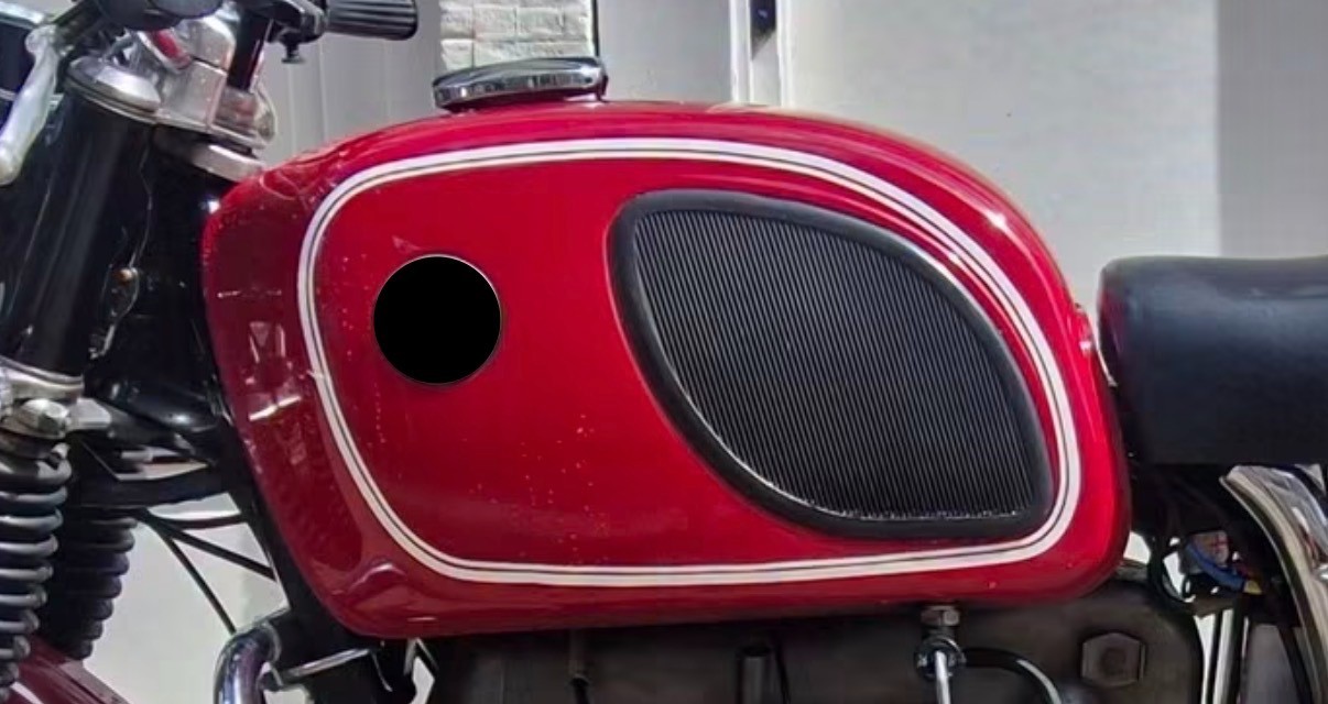 BMW R75/6 R90/6L R60/6 RED Steel Fuel Petrol Tank & Cap/FIT FOR