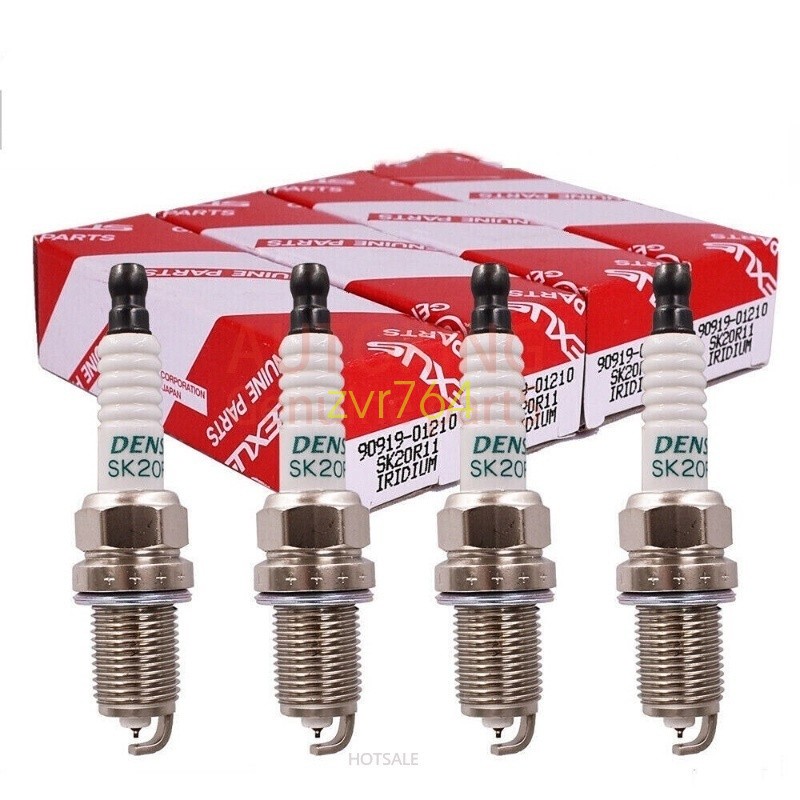 4PCS Genuine DENSO OEM SK20R11 90919-01210 Iridium Spark Plugs Toyota Camry RAV4