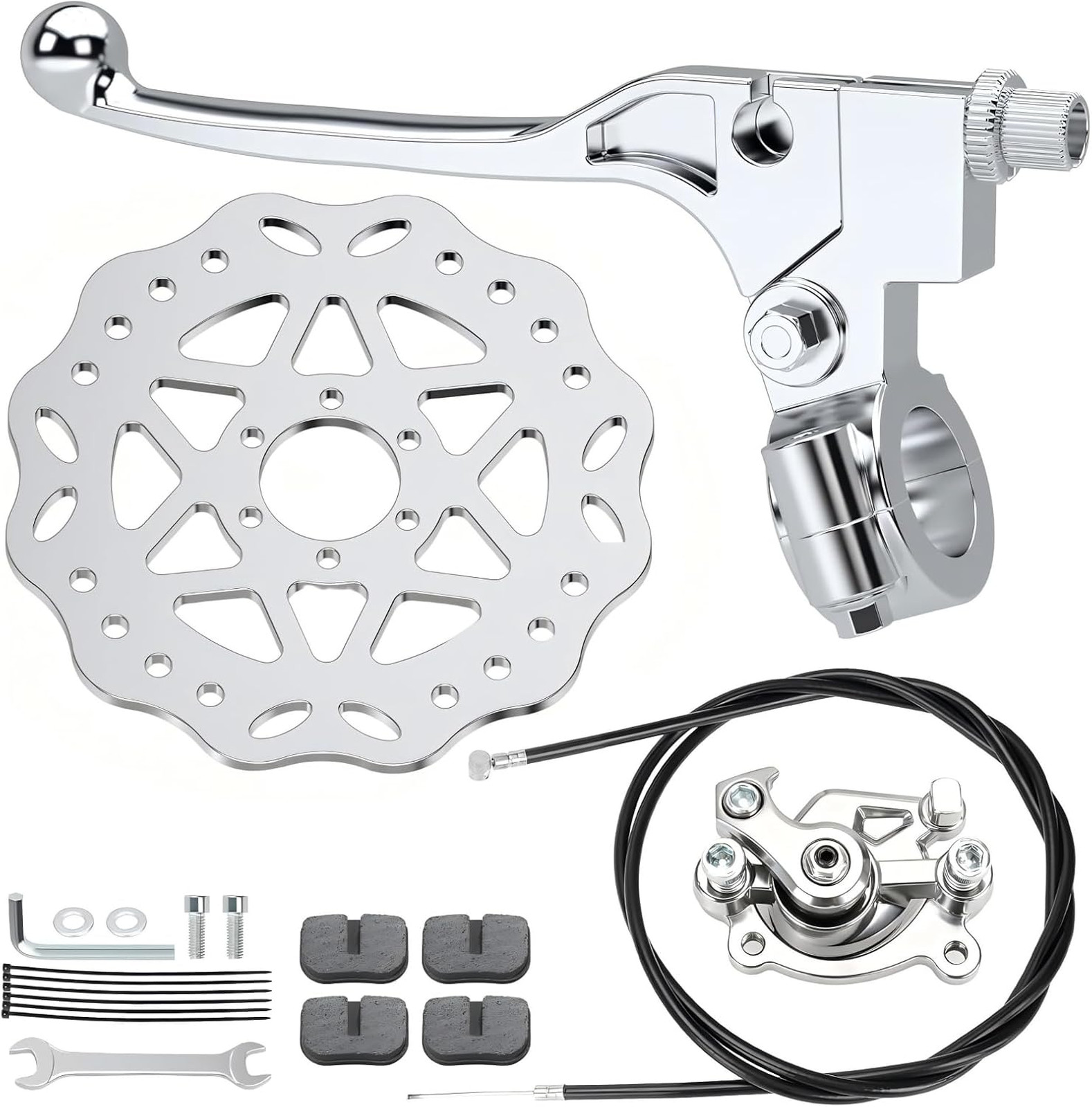 Upgraded Mini Bike Disc Brake Lever Kit for CT100U GMB100 MM80