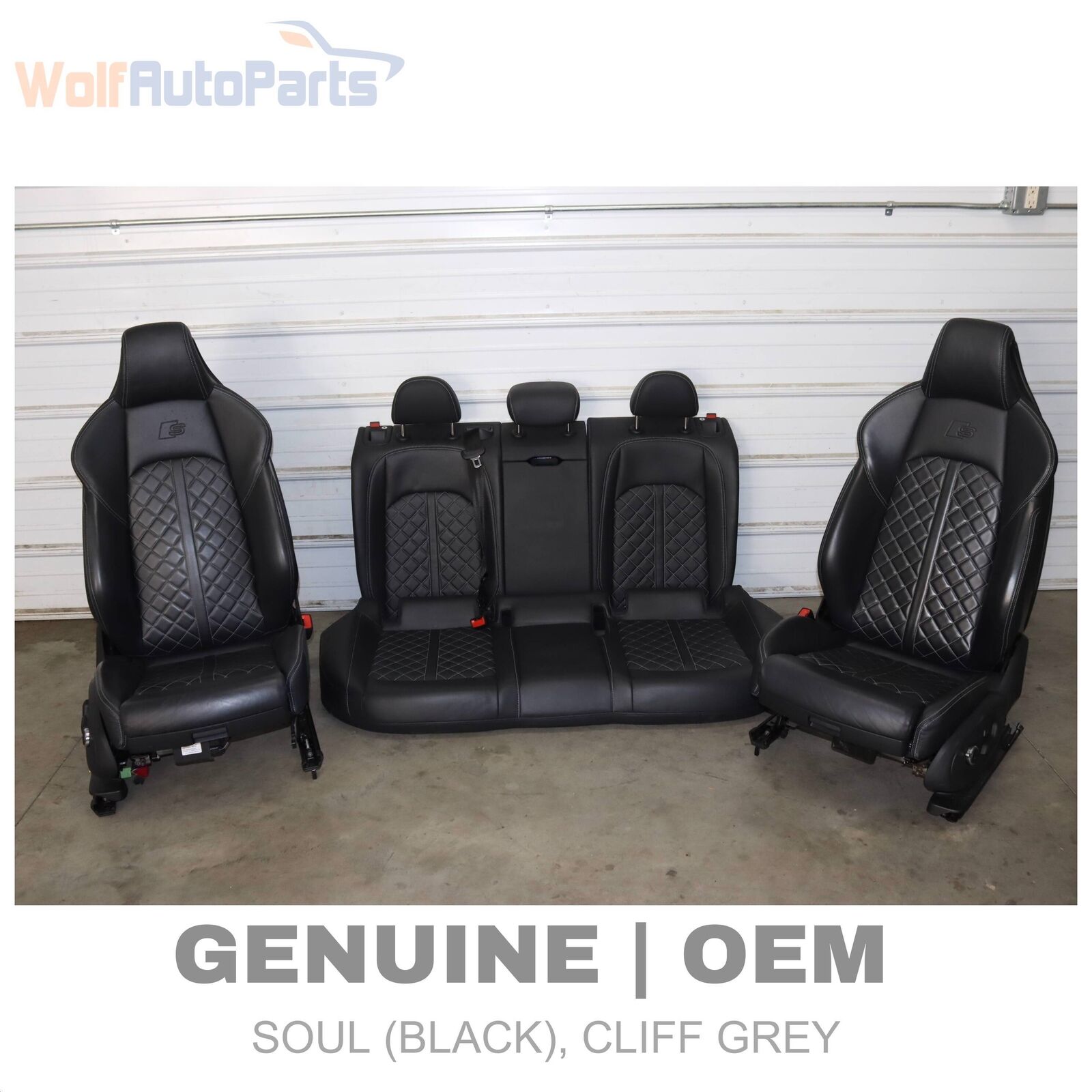 2017-2023 AUDI A5 - Complete S4 Leather Sport SEAT SET