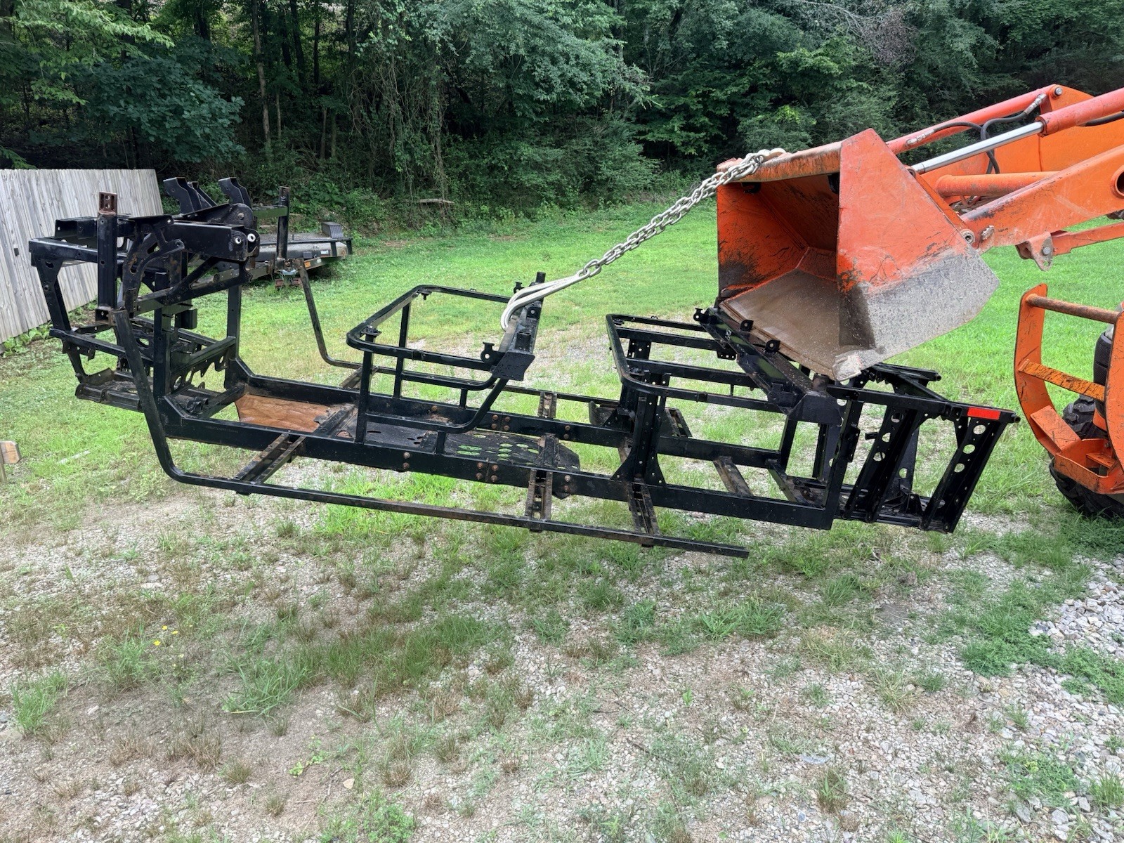 Full Frame Chassis W BOS 11 Polaris Ranger Crew Efi 800 2011 Will Not Ship