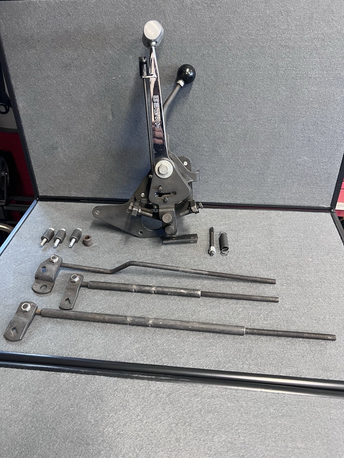 Hurst Ram Rod Shifter Ford Top Loader 432-433 Complete With Linkage Kit