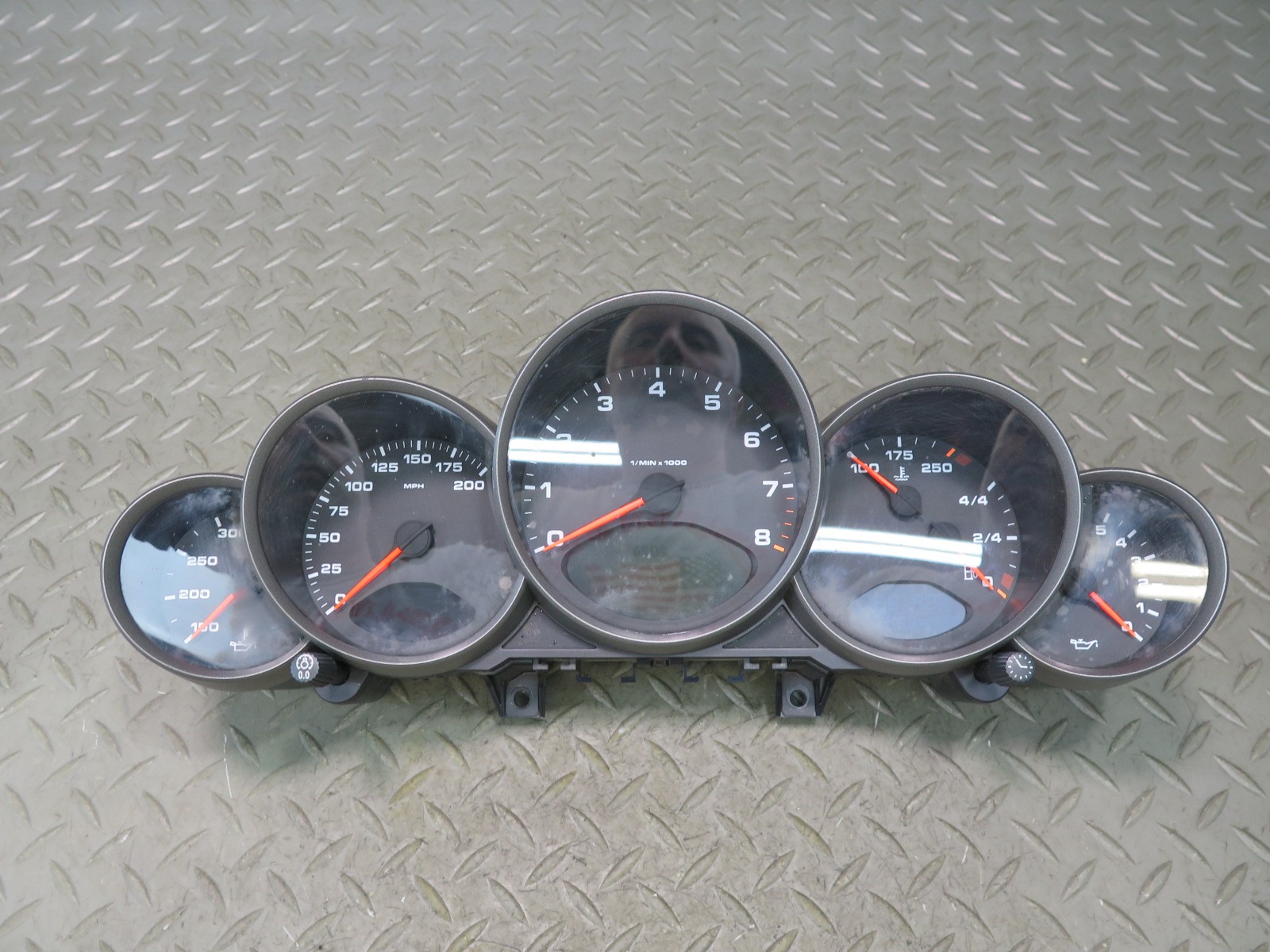 2005-2008 PORSCHE 911 997 M/T INSTRUMENT CLUSTER GAUGE SPEEDOMETER 99764110312