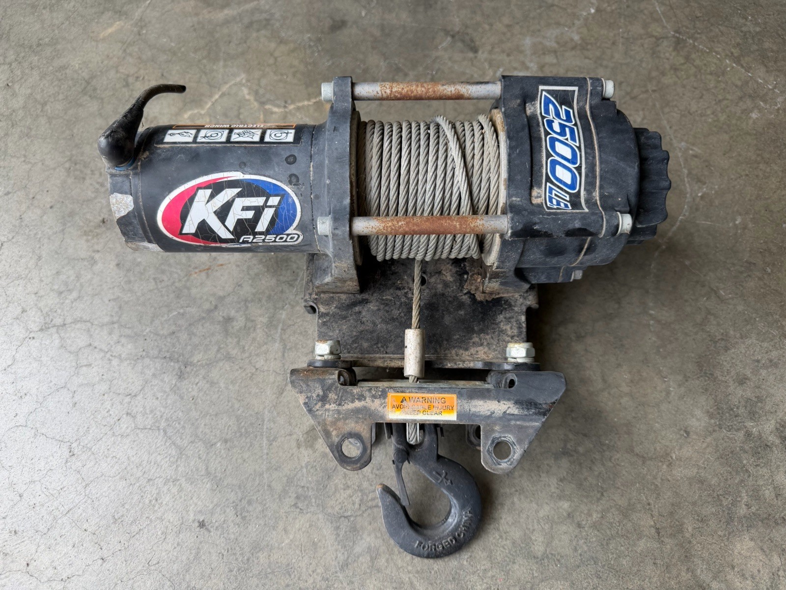 KFI 2500 ATV Series Winch A2500 Lbs