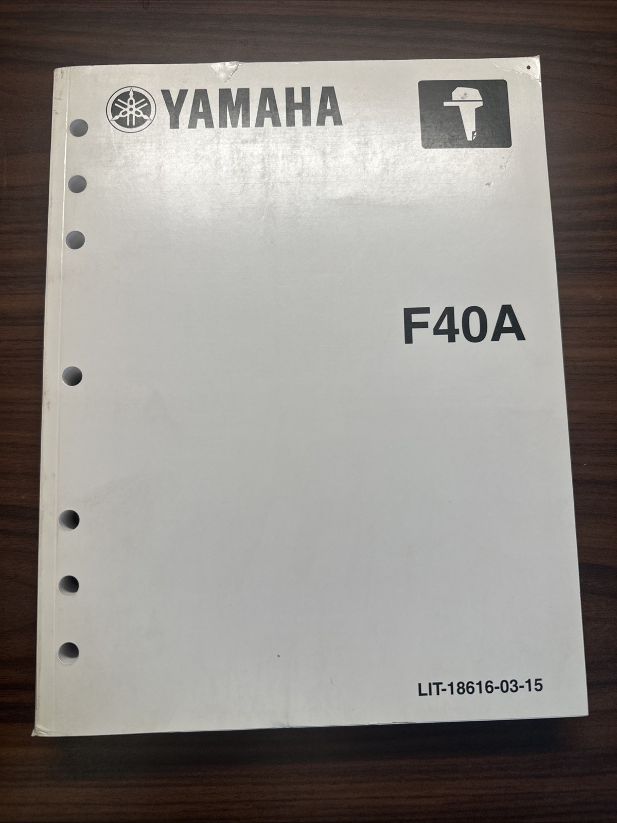 OEM YAMAHA F40A OUTBOARD SERVICE MANUAL PART# LIT-18616-03-15