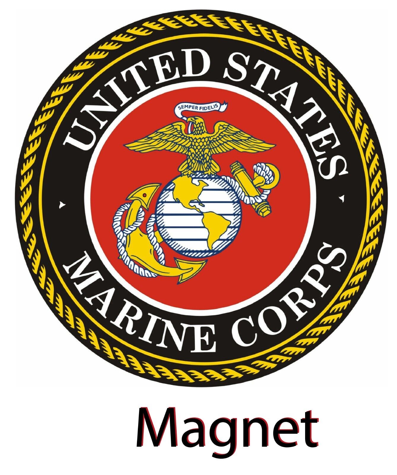 U.S. USMC Marine Corps Seal Car Truck Laptop MAGNET OFFICIAL SELLER