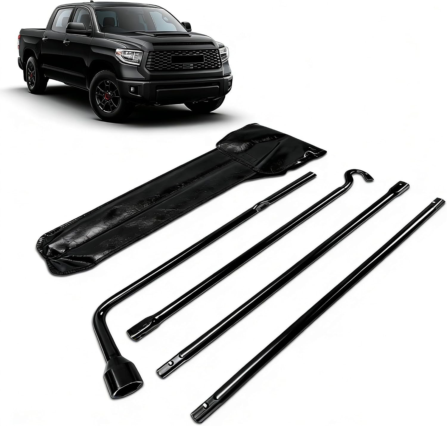 Spare Tire Tool Kit Jack Handle & Lug Wrench for 2007-2021 Tundra Sequoia