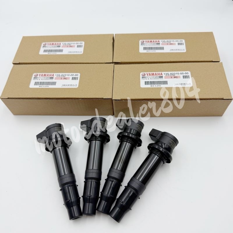 Genuine Yamaha YZF-R6 YZFR6 2008-2016 4pcs Ignition Coils 13S-82310-00-00 New