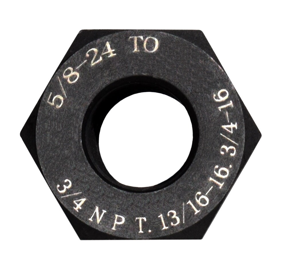 Steel Muzzle Thread Adapter Convert 5/8x24 to 3/4 NPT 13/16-16 3/4-16 Steel Muzzle Thread Adapter Convert 5/8x24 to 3/4 NPT 13/16-16 3/4-16