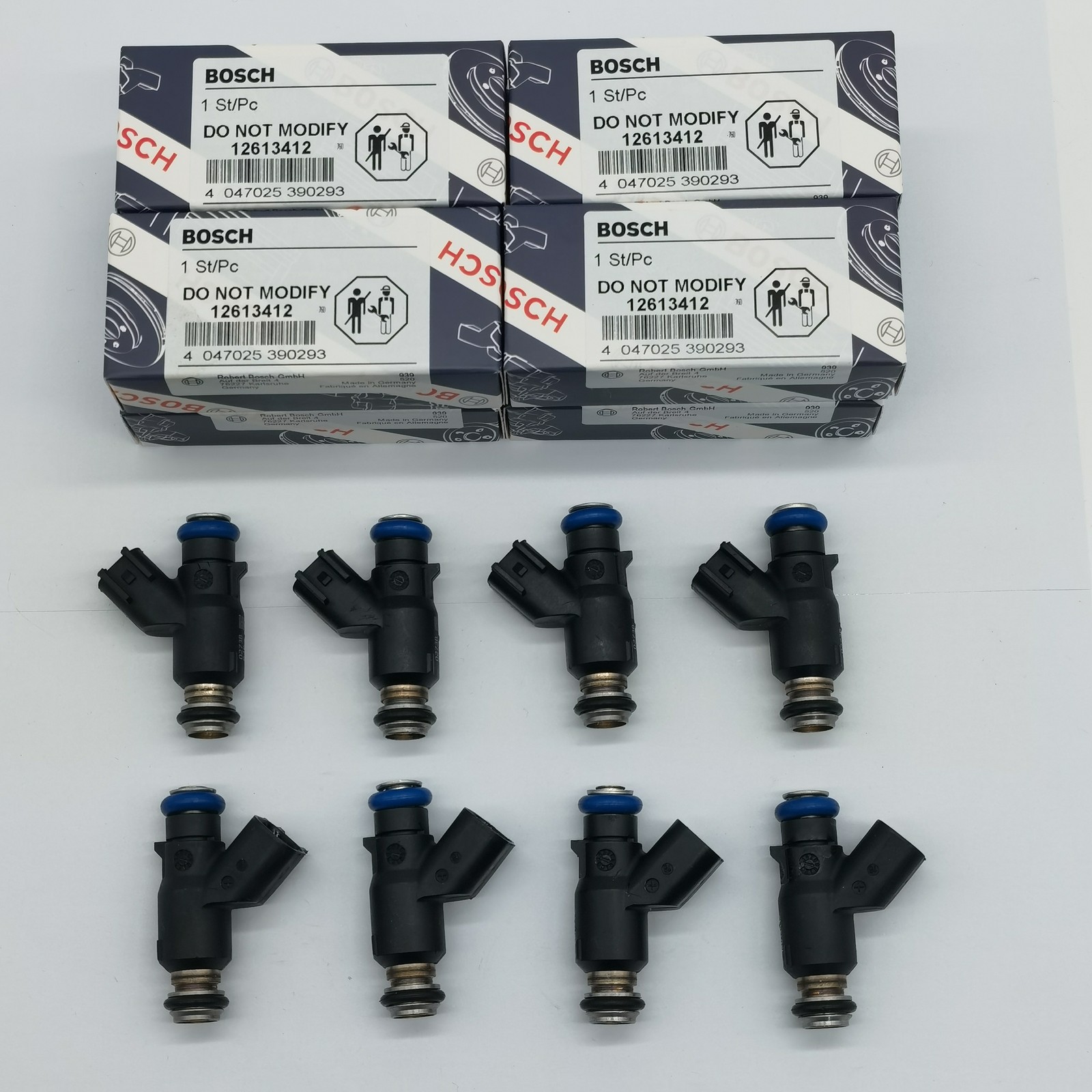 OEM FUEL INJECTORS 6.0L 6.2L 12613412 FLOW MATCHED SET OF 8 OEM FUEL INJECTORS 6.0L 6.2L 12613412 FLOW MATCHED SET OF 8