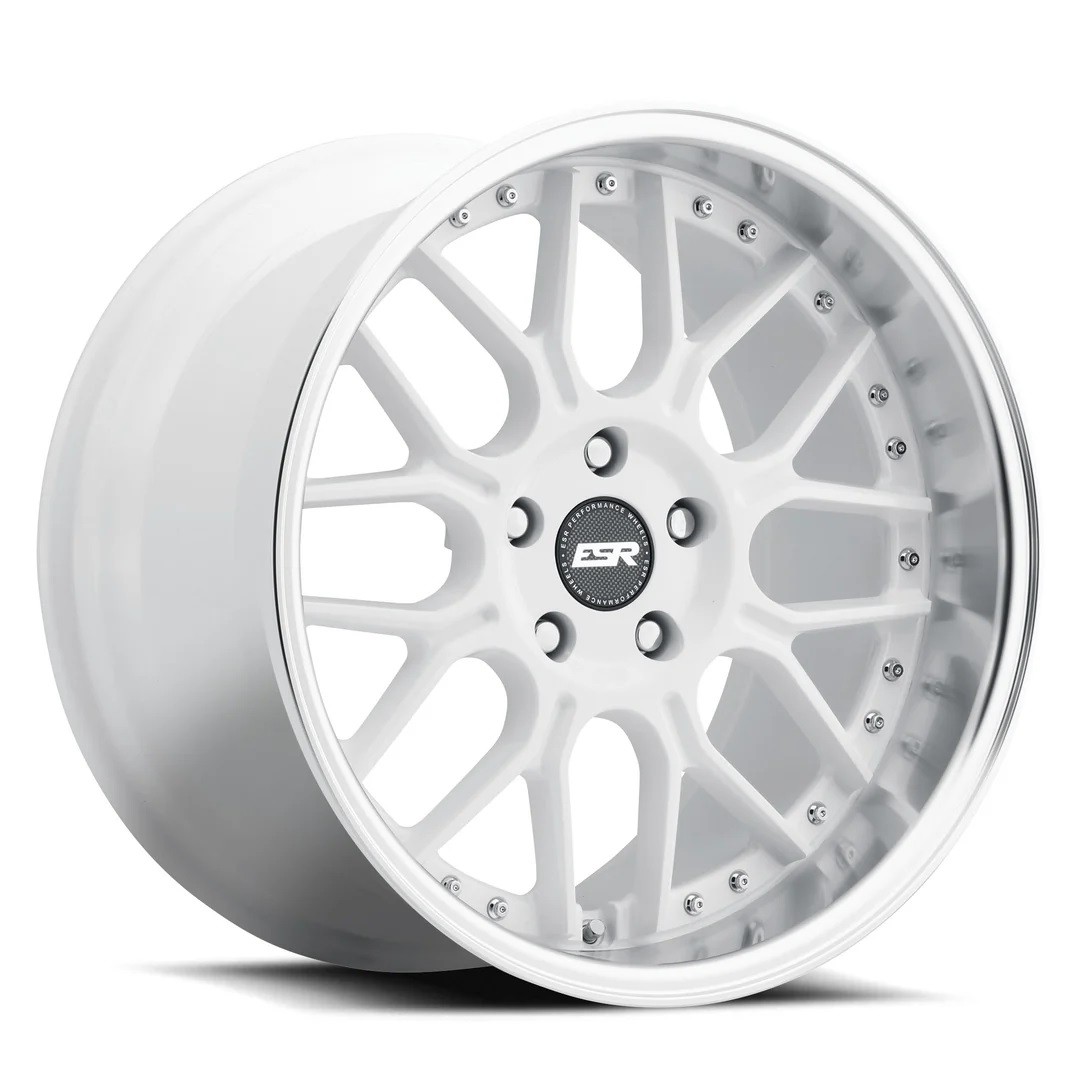 18x8.5/18x9.5 ESR CS18 5x114.3 35/35 White Wheels Rims Set(4) 72.56
