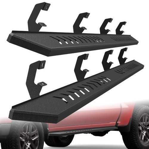 Pair Running Boards Fit 2019-2026 Chevy Silverado Sierra 1500 2500 Crew Cab Pair Running Boards Fit 2019-2026 Chevy Silverado Sierra 1500 2500 Crew Cab