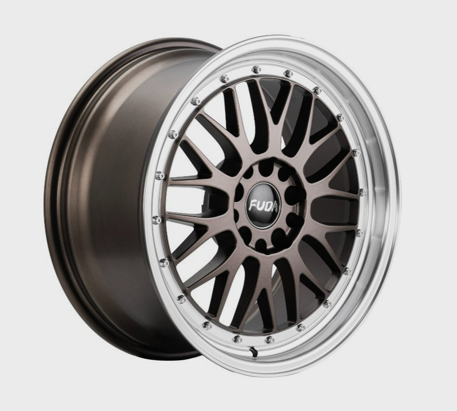 18X8.5 In Bronze Machine Lip Wheels Rims 5x120 ET30 BMW 3 Series 5 Series