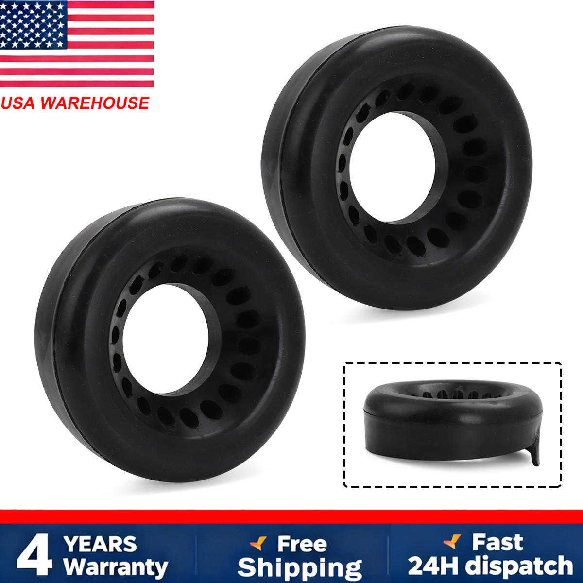 1Pair Rubber Coil Spring Isolators For Chevrolet Camaro Pontiac Firebird 1993-02 1Pair Rubber Coil Spring Isolators For Chevrolet Camaro Pontiac Firebird 1993-02