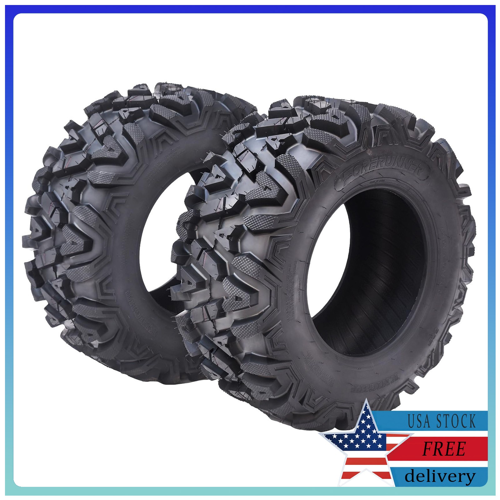 2 pcs ATV/UTV Tires 26x11x14 All-Terrain Off-Road Tires AT26x11-14 6PR TL KNIGHT