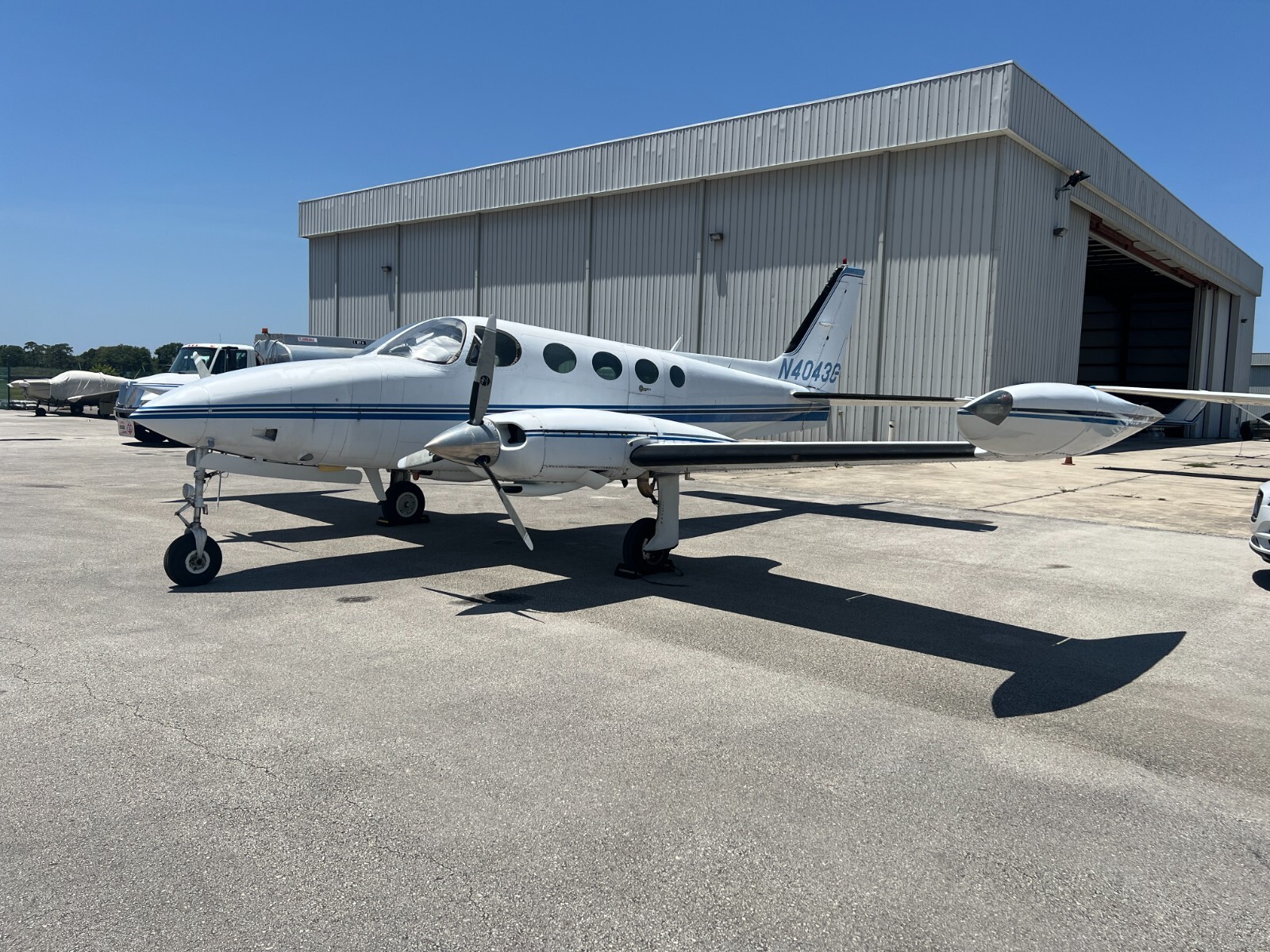 1977 cessna 340A twin engine pressurize cabin class 6 seat fiki 183g Garmin 430W