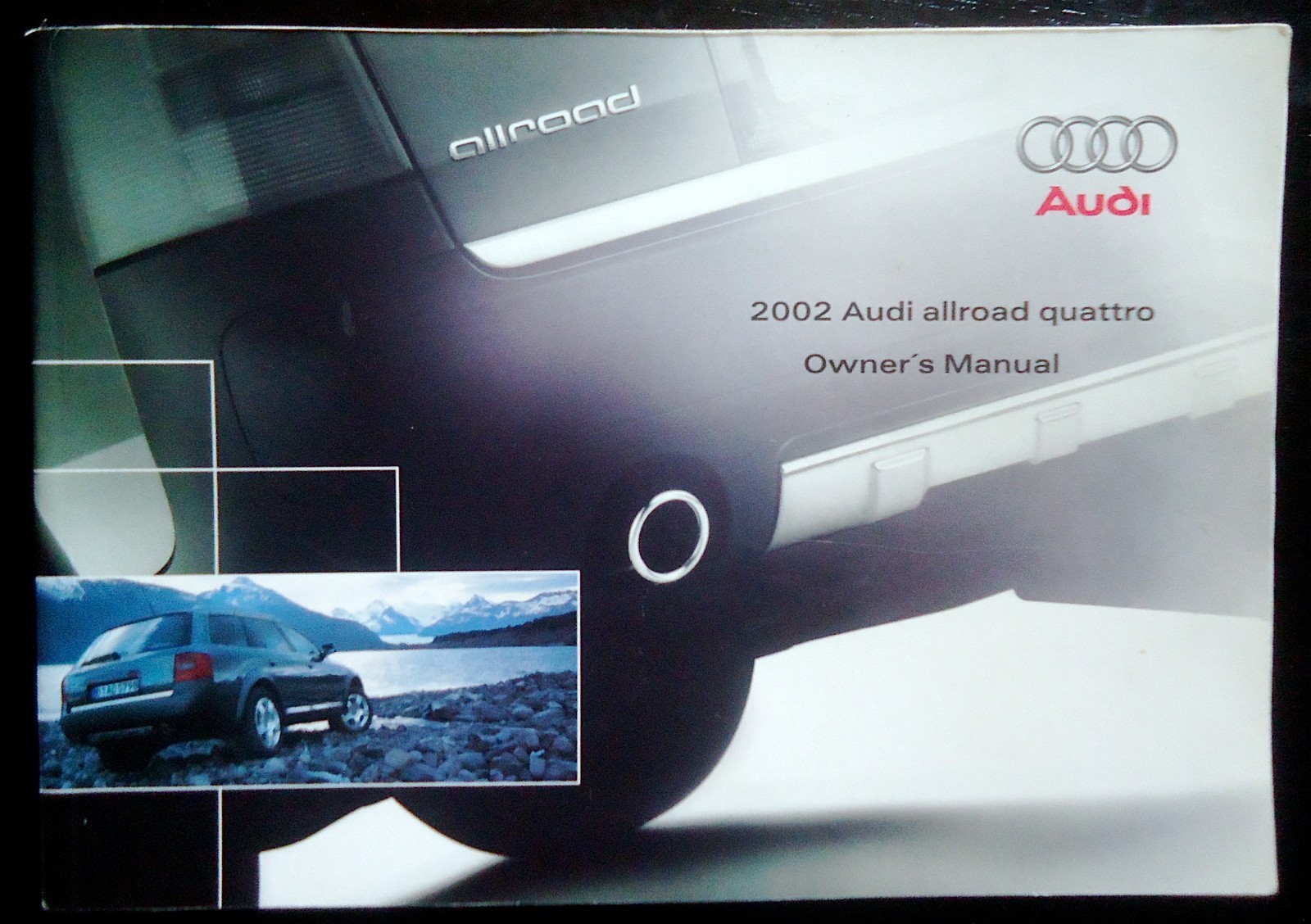 2002 Audi Allroad Quattro Owner\'s Manual;  Very Good, Best Offer, 