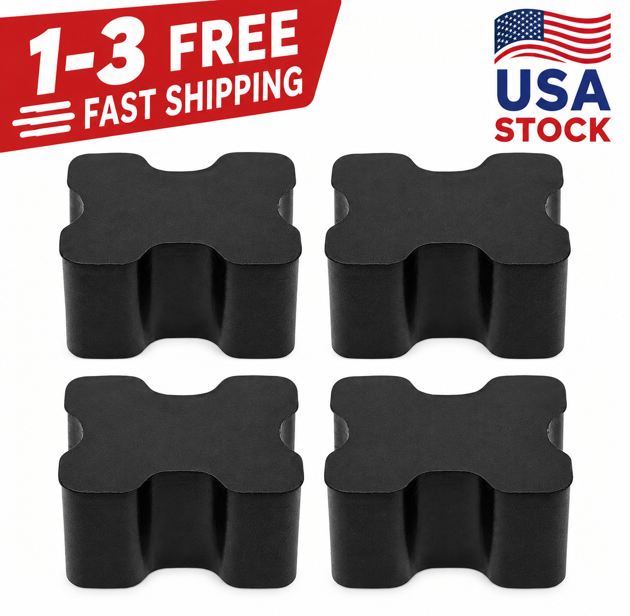 4 PCS Rubber Coil Spring Spacer, Car Lift Blocks for Enhancing 1\