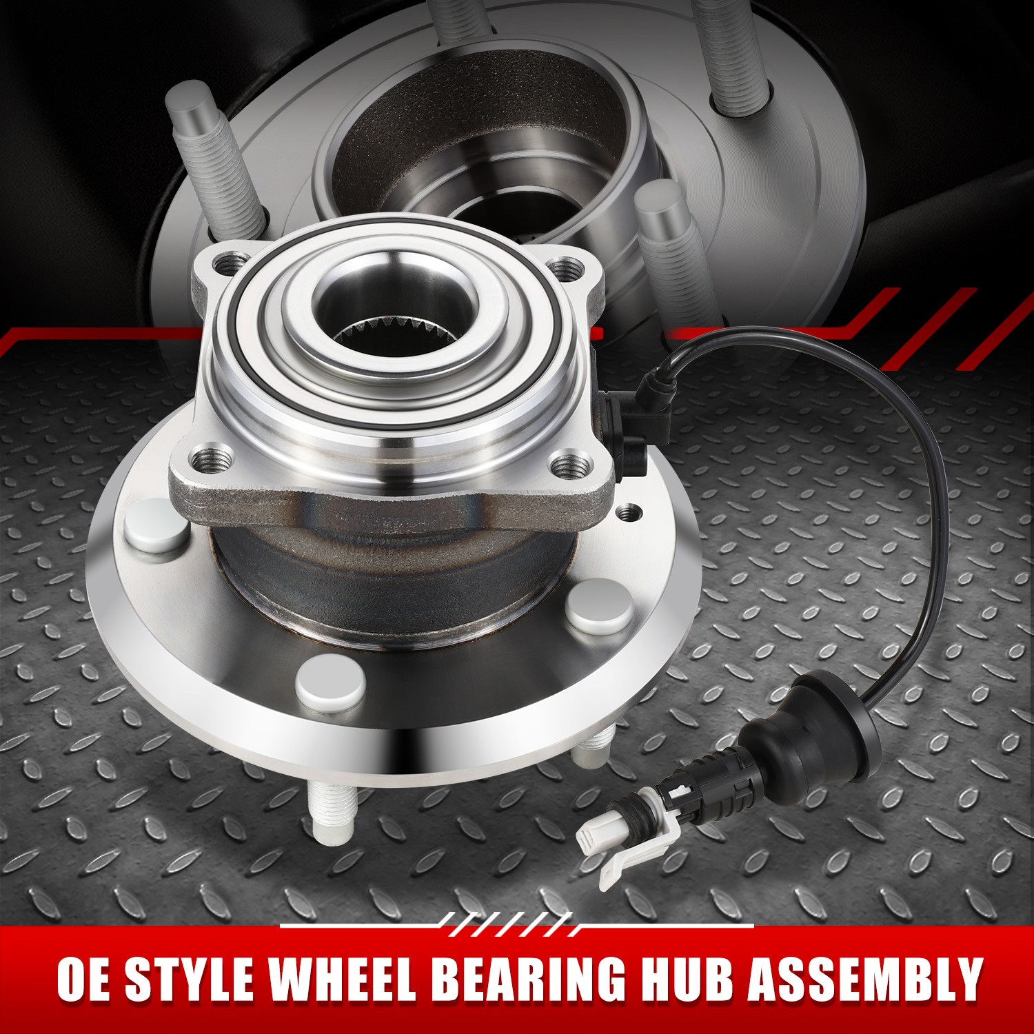 For 07-15 Torrent Vue XL-7 Captiva Equinox Rear Wheel Bearing&Hub Assembly w/ABS